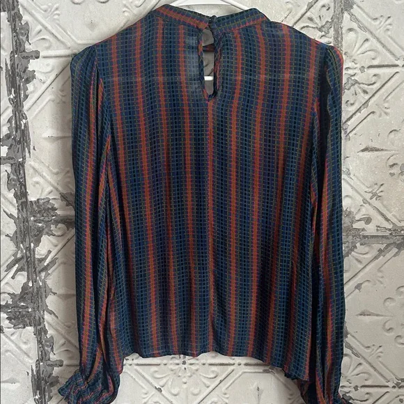 Conditions apply Anthropologie colorful blouse - Picture 5 of 6